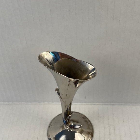 VASE Bud vase posy holder silver tone flower unique - Picture 6 of 13